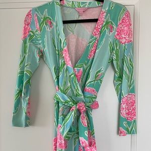 Lilly Pulitzer Hydrangea Wrap Dress
